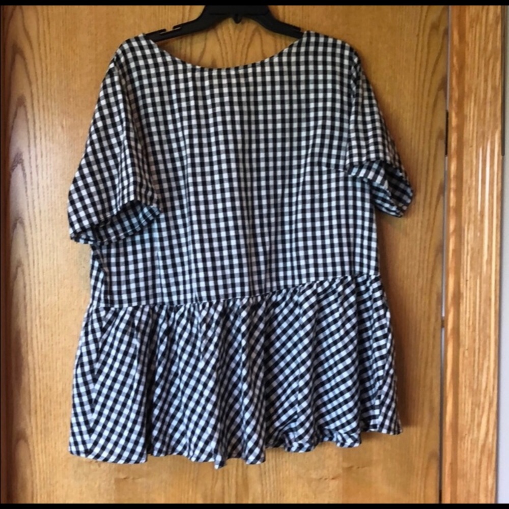 Plus babydoll top